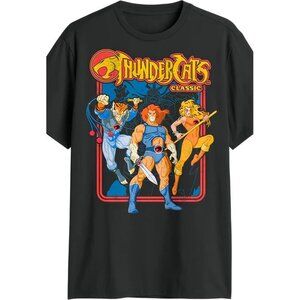 ThunderCats ThunderCats ThunderCats 2 T-Shirt Retro Cartoon Graphic Tee XL NEW